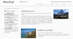 Desktop Screenshot of manali.pl