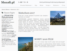 Tablet Screenshot of manali.pl